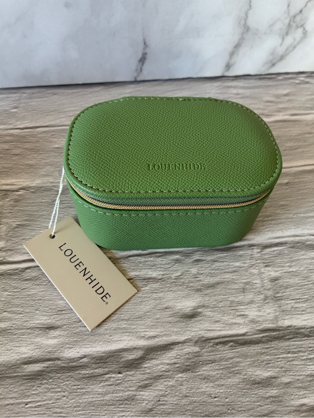 NWT Louenhide Olive Jewelery Travel Case In Pistachio